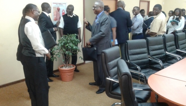 NAC staff interact with new DG