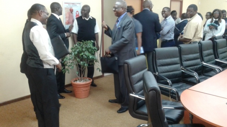 NAC staff interact with new DG