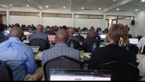 Audience at the Grant Cycle 8 Funding Request Writing Retreat